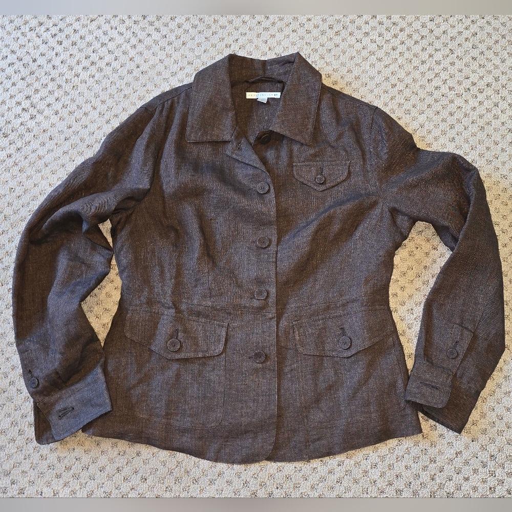 Cutter & buck linen blazer